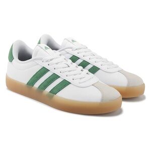 Adidas Men's VL Court 3.0 Sneaker Green and White size 10.5